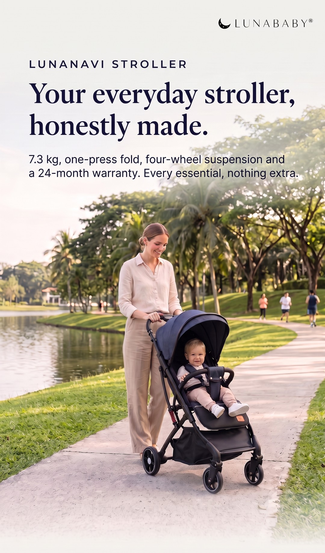LunaNavi everyday stroller
